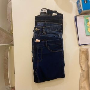 3 pairs girl’s jeans